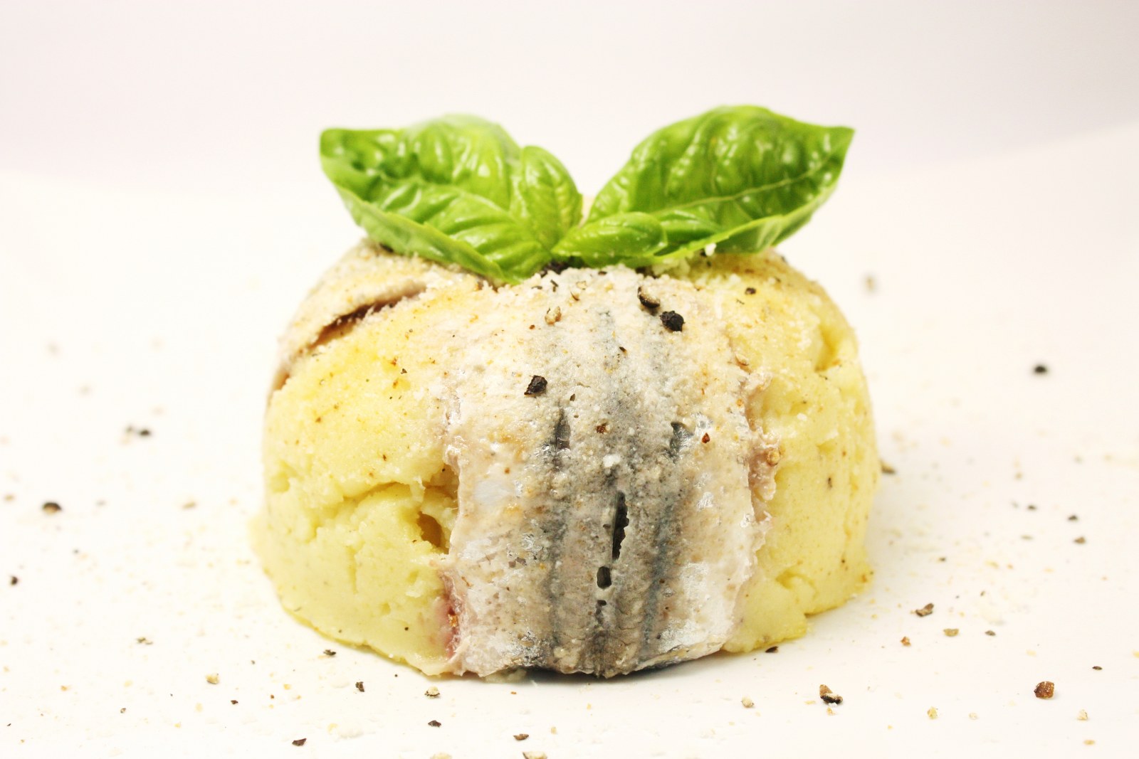 Gateau di patate ed alici